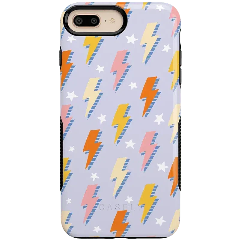 In a Flash | Lightning Bolt Case iPhone Case get.casely Bold iPhone 6/7/8 Plus 
