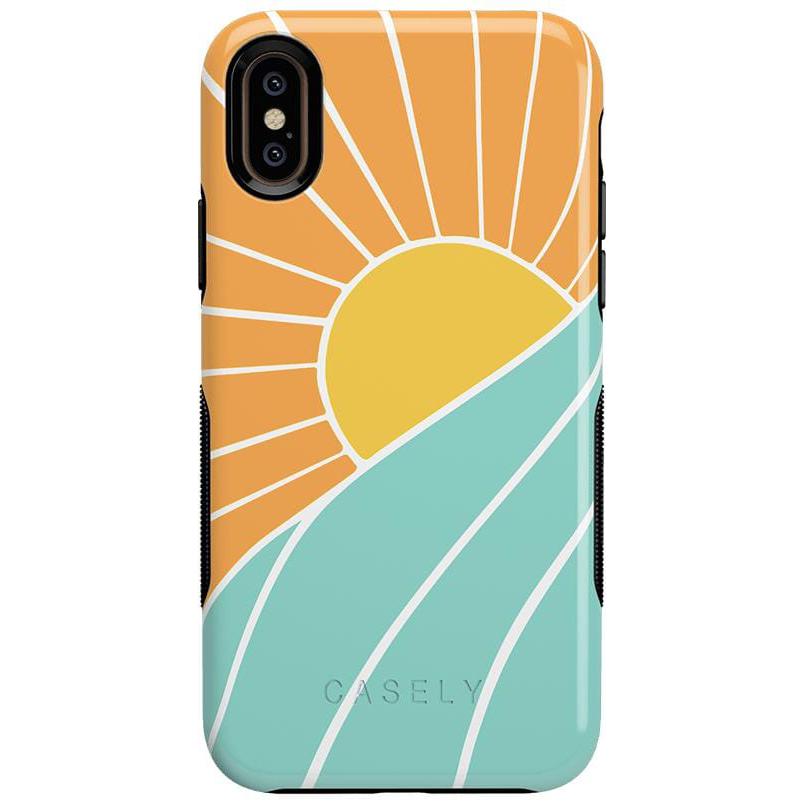 Waves & Rays | Sunshine Case iPhone Case get.casely Bold iPhone XS Max