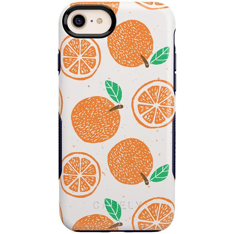 Main Squeeze | Orange Stamped Case iPhone Case get.casely Bold iPhone SE (2020 & 2022)