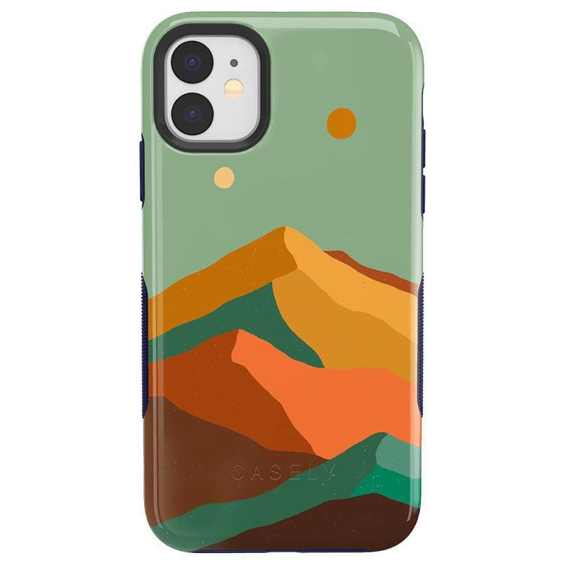 Endless Peaks | Colorblock Mountain Case iPhone Case get.casely Bold iPhone 11