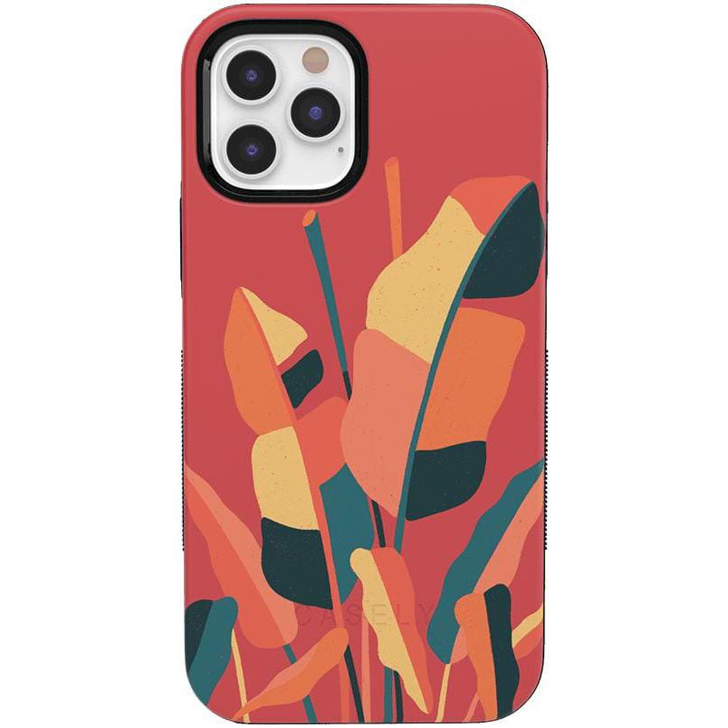 Let it Grow | Banana Leaf Floral Case iPhone Case get.casely Bold + MagSafe® iPhone 12 Pro Max 