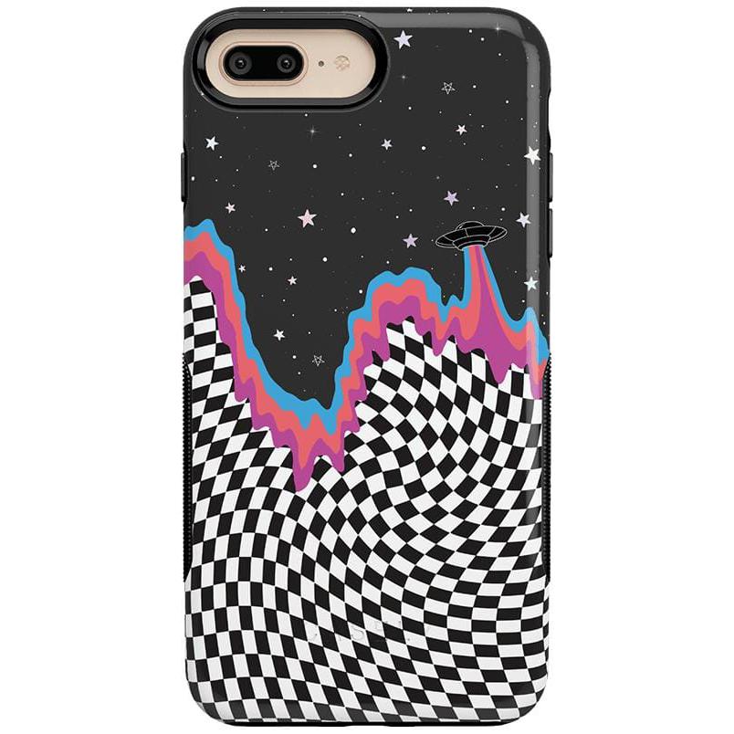 Long Strange Drip | Checkered Space Case iPhone Case get.casely Bold iPhone 6/7/8 Plus 