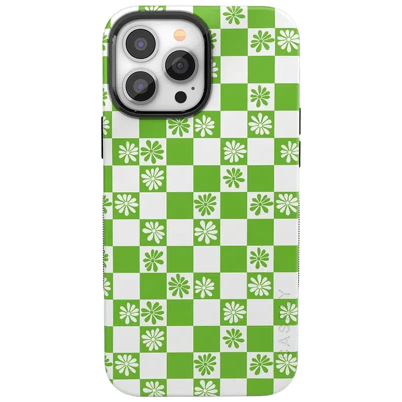 Check Mate | Daisy Checkerboard Floral Case iPhone Case get.casely Bold + MagSafe® iPhone 13 Pro Max 
