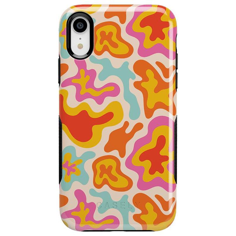 Color Splash | Abstract Retro Case iPhone Case get.casely Bold iPhone XR