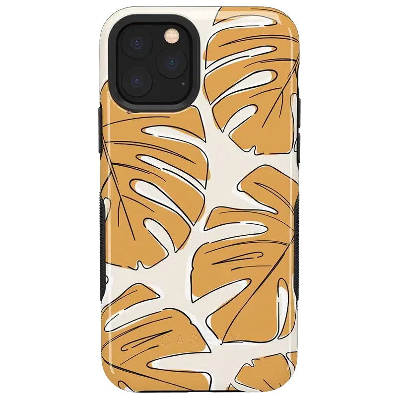 Island Time | Tropical Leaves Floral Case iPhone Case get.casely Bold iPhone 11 Pro Max 