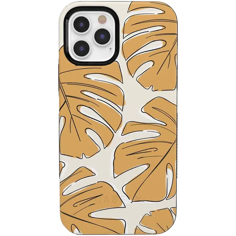 Island Time | Tropical Leaves Floral Case iPhone Case get.casely Bold + MagSafe® iPhone 12 Pro Max 