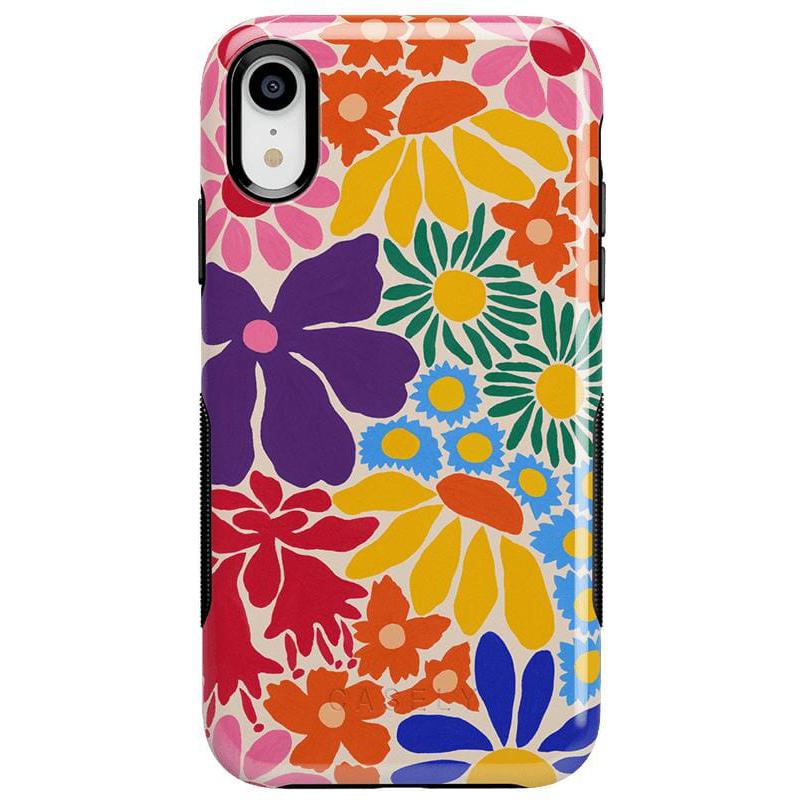 Flower Patch | Multi-Color Floral Case iPhone Case get.casely Bold iPhone XR