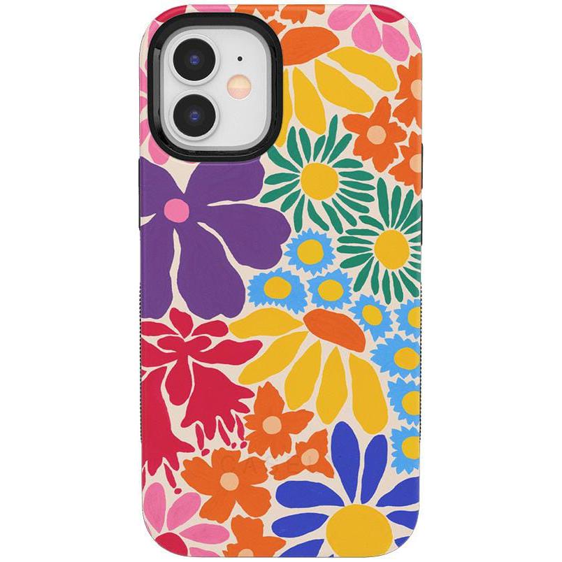 Flower Patch | Multi-Color Floral Case iPhone Case get.casely Bold + MagSafe® iPhone 12