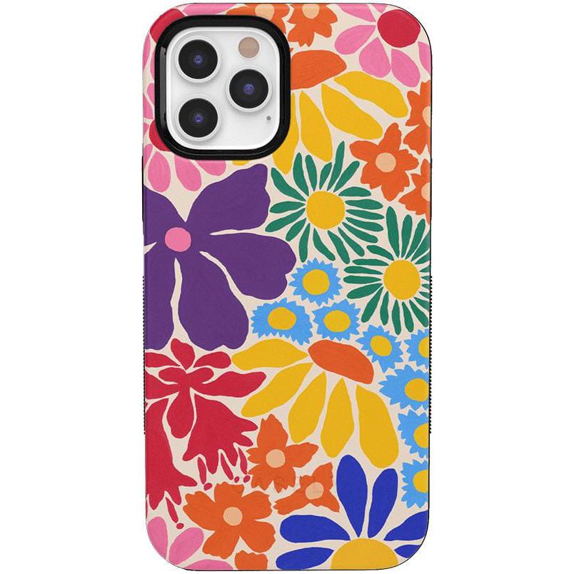 Flower Patch | Multi-Color Floral Case iPhone Case get.casely Bold + MagSafe® iPhone 12 Pro Max