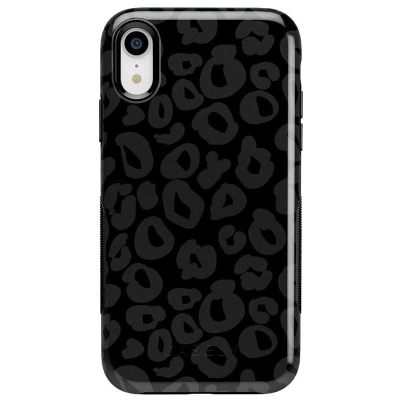 Into the Wild | Black Leopard Case iPhone Case get.casely Bold iPhone XR