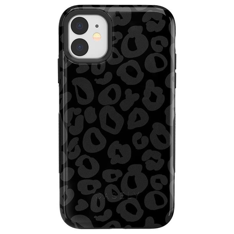 Into the Wild | Black Leopard Case iPhone Case get.casely Bold iPhone 11