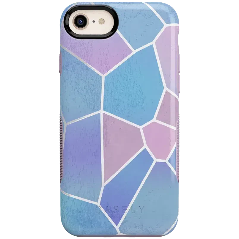 Other Side | Holographic Metallic Stained Glass Marble Case