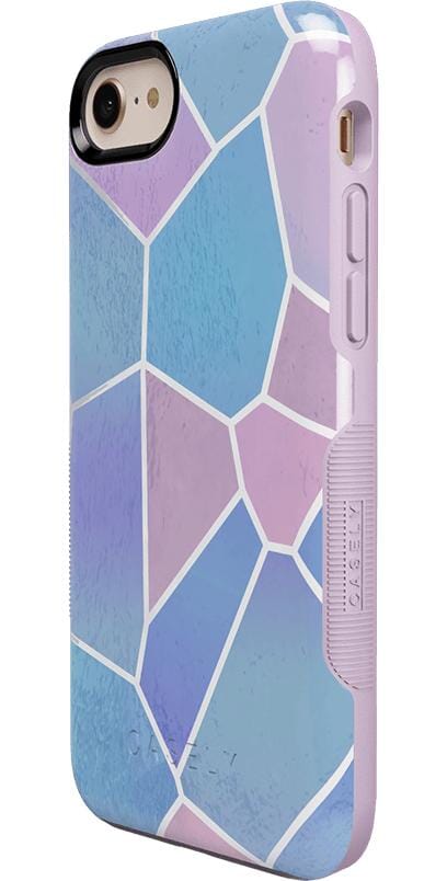 Other Side | Holographic Metallic Stained Glass Marble Case