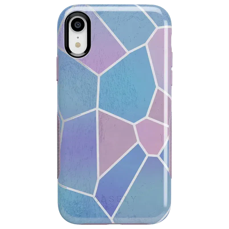 Other Side | Holographic Metallic Stained Glass Marble Case