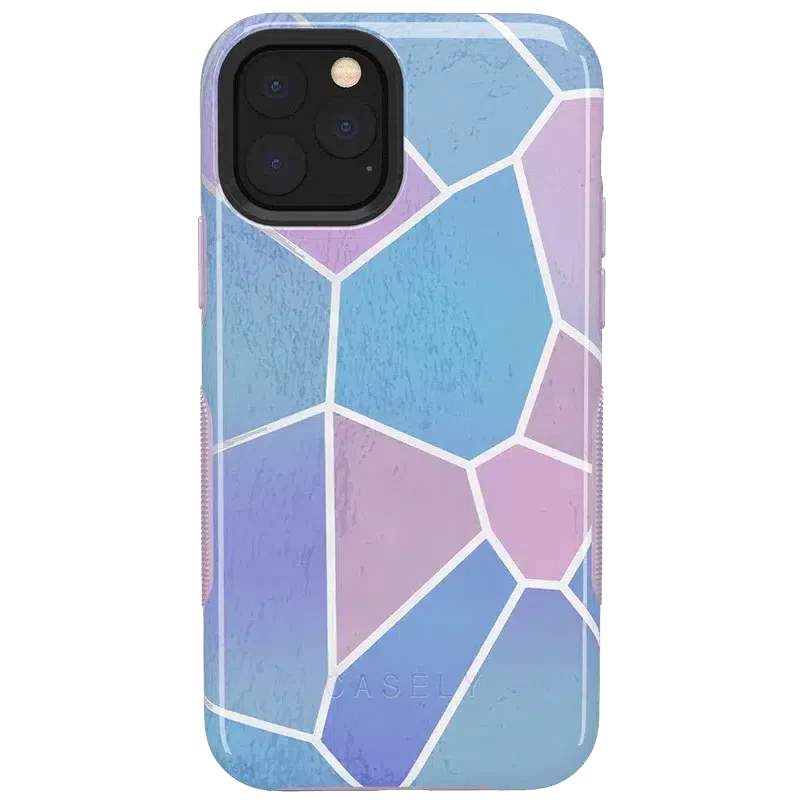 Other Side | Holographic Metallic Stained Glass Marble Case