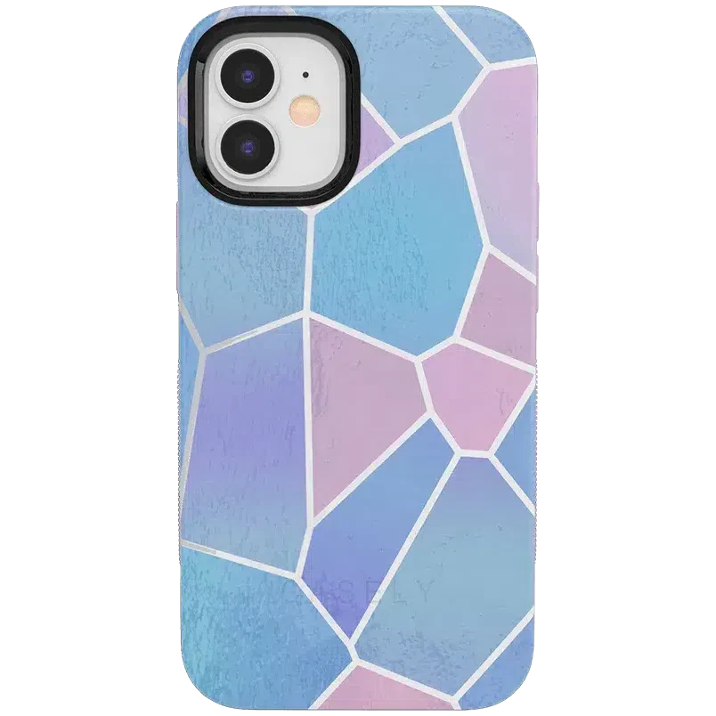 Other Side | Holographic Metallic Stained Glass Marble Case