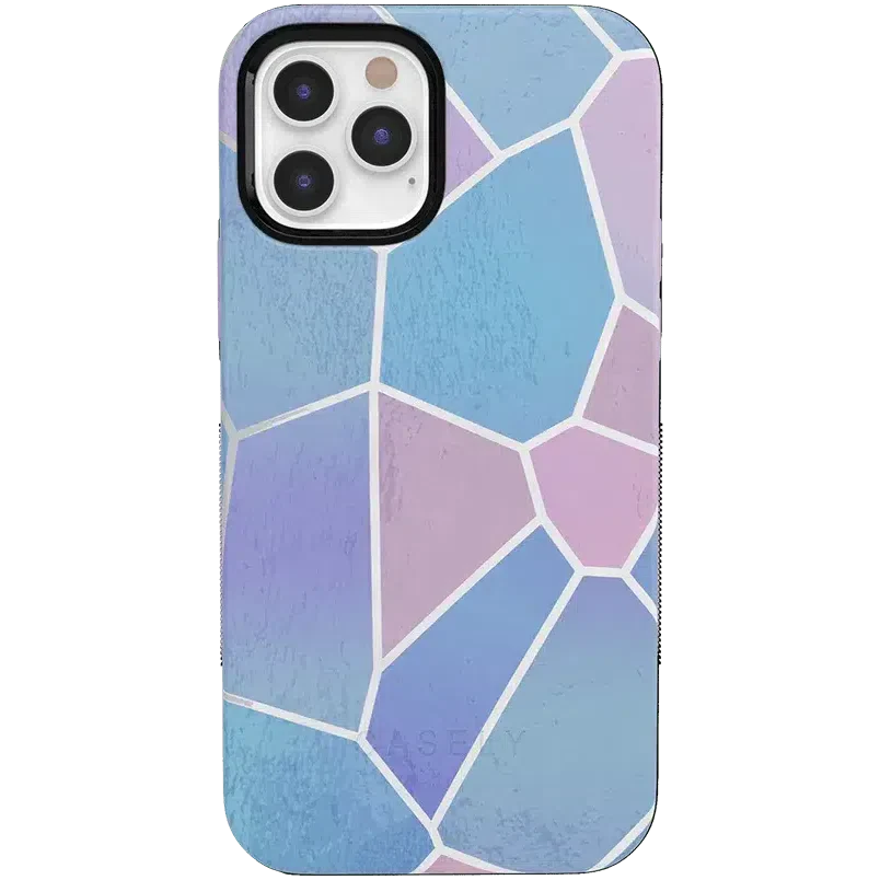 Other Side | Holographic Metallic Stained Glass Marble Case