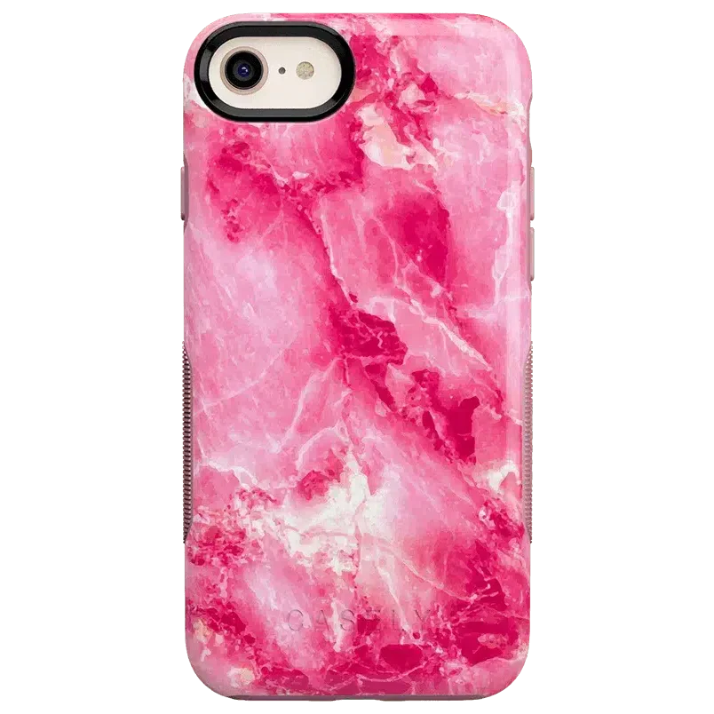 Pretty in Pink | Hot Pink Marble Case iPhone Case get.casely Bold iPhone 6/7/8 