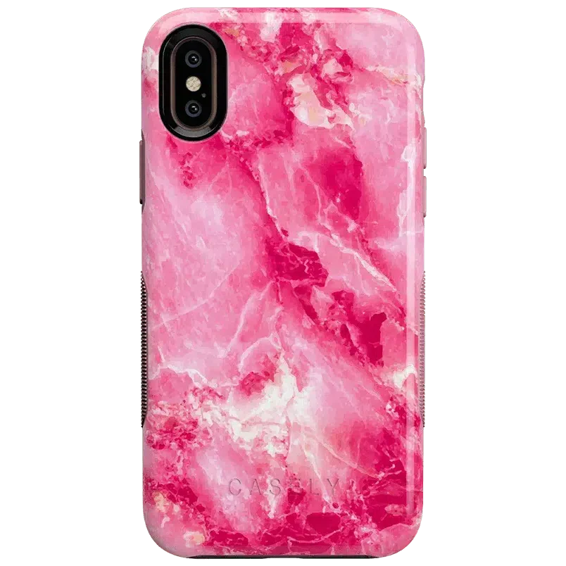 Pretty in Pink | Hot Pink Marble Case iPhone Case get.casely Bold iPhone XS Max 