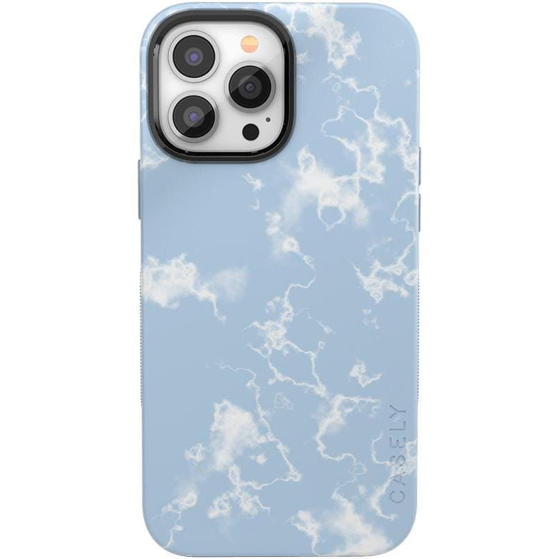 Light Blue Skies | Marble Clouds Case iPhone Case get.casely Bold + MagSafe® iPhone 13 Pro