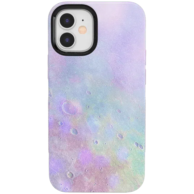 Over the Moon | Pastel Marble Moon Case