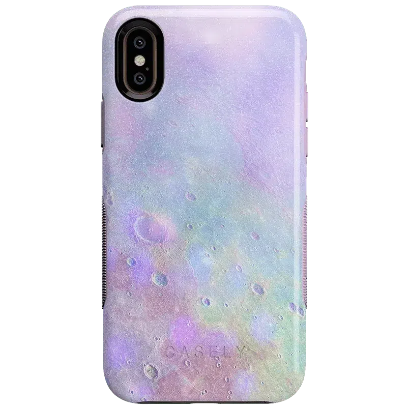 Over the Moon | Pastel Marble Moon Case iPhone Case get.casely Bold iPhone XS Max 