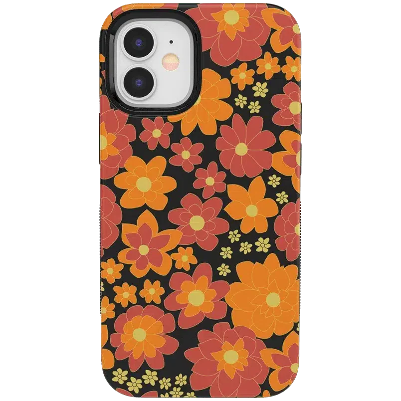 Flower Child | Bright Retro Floral Case iPhone Case get.casely Bold iPhone 12 Mini 