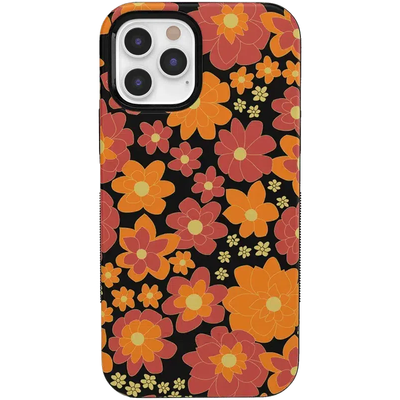 Flower Child | Bright Retro Floral Case iPhone Case get.casely Bold iPhone 12 Pro 