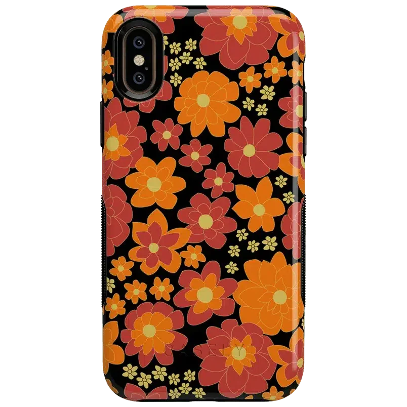 Flower Child | Bright Retro Floral Case iPhone Case get.casely Bold iPhone XS Max 