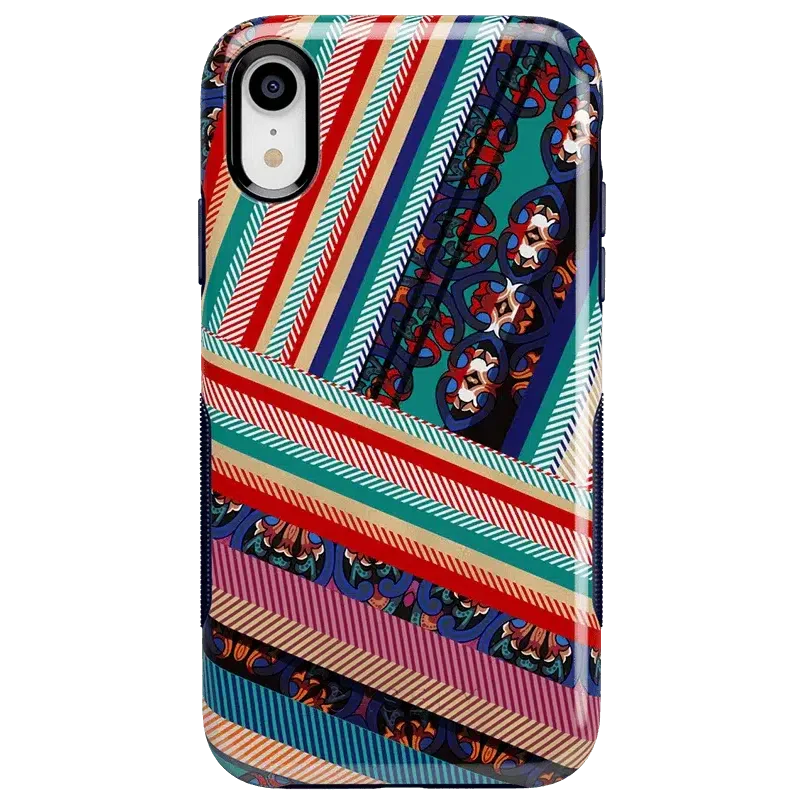 Wearing Layers | Layered Patchwork iPhone Case iPhone Case get.casely Bold iPhone XR 
