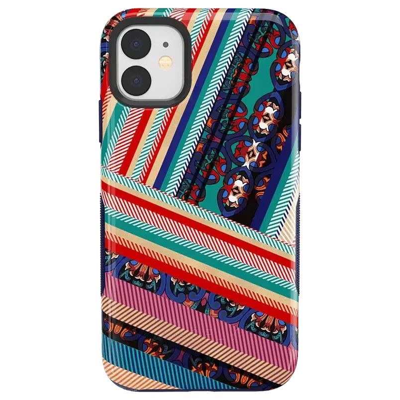 Wearing Layers | Layered Patchwork iPhone Case iPhone Case get.casely Bold iPhone 11 