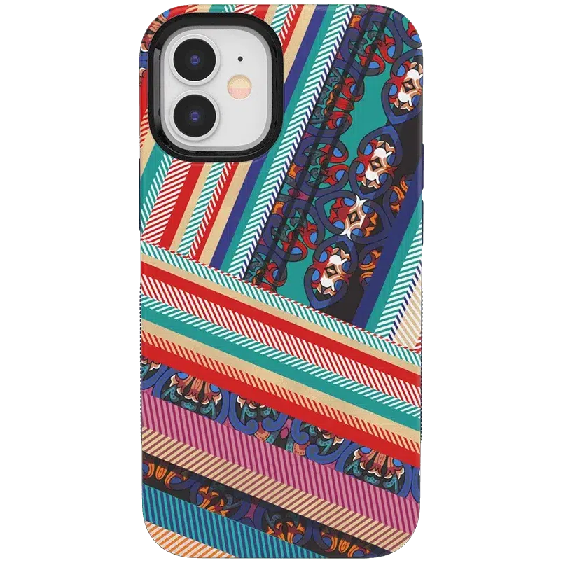 Wearing Layers | Layered Patchwork iPhone Case iPhone Case get.casely Bold iPhone 12 Mini 