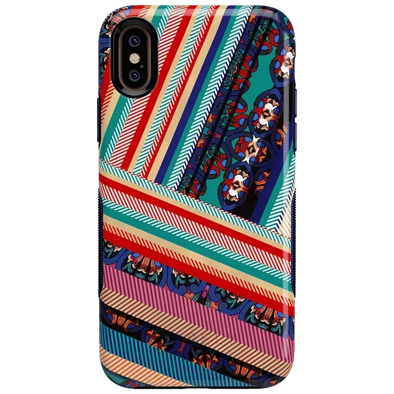 Wearing Layers | Layered Patchwork iPhone Case iPhone Case get.casely Bold iPhone XS Max 