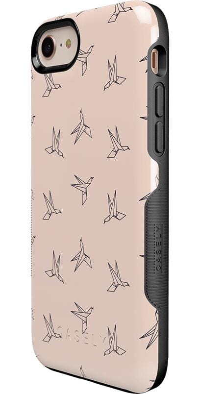 Paper Crane Origami | Beige Pattern