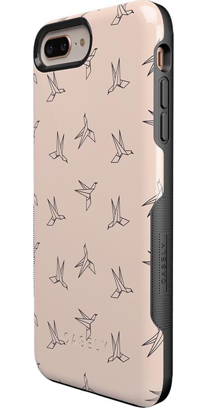 Paper Crane Origami | Beige Pattern