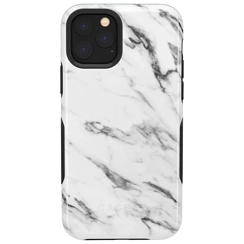 Take Me for Granite | White Marble Case iPhone Case get.casely Bold iPhone 11 Pro 