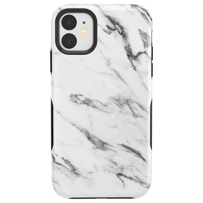 Take Me for Granite | White Marble Case iPhone Case get.casely Bold iPhone 11 
