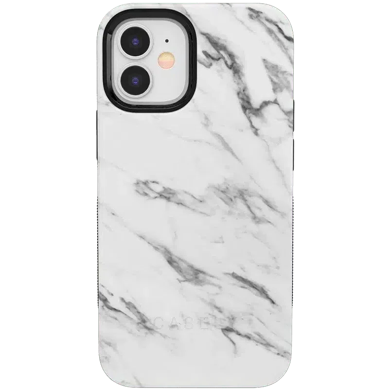 Take Me for Granite | White Marble Case iPhone Case get.casely Bold iPhone 12 Mini 
