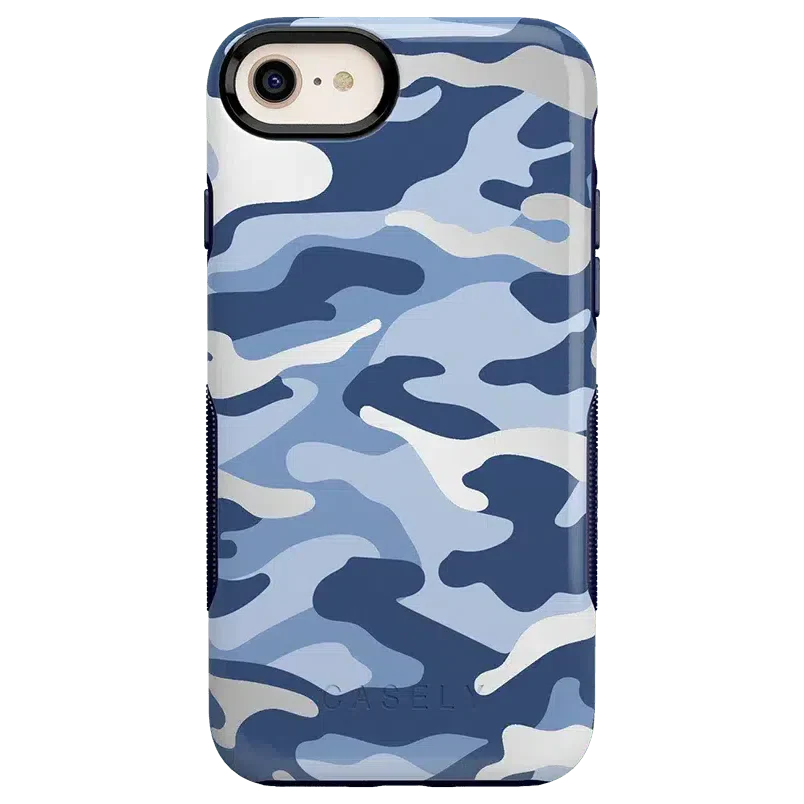 In Formation | Metallic Blue Camo Case