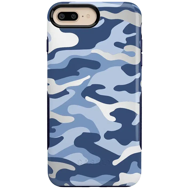 In Formation | Metallic Blue Camo Case iPhone Case get.casely Bold iPhone 6/7/8 Plus 