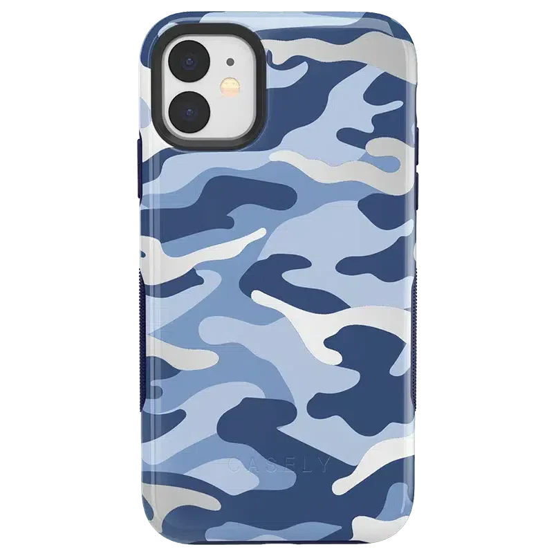 In Formation | Metallic Blue Camo Case