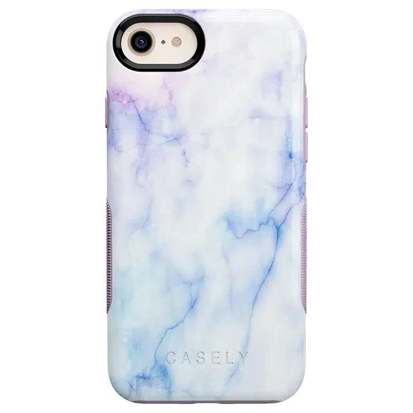 Cotton Candy | Blue & Purple Marble Case