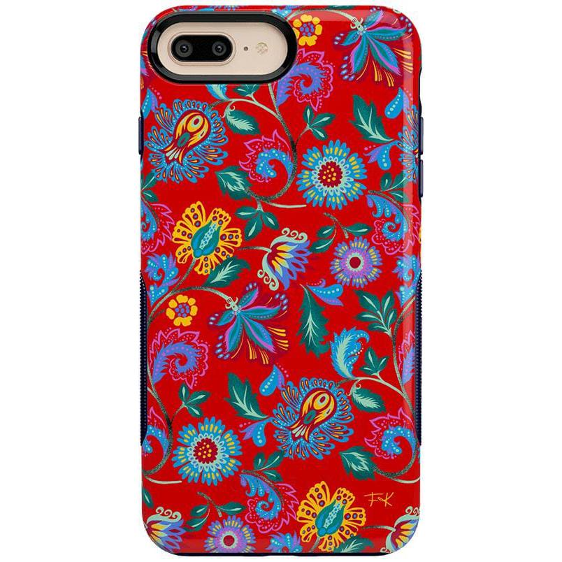 Painted Flowers | Frida Kahlo Floral Case iPhone Case get.casely Bold iPhone 6/7/8 Plus