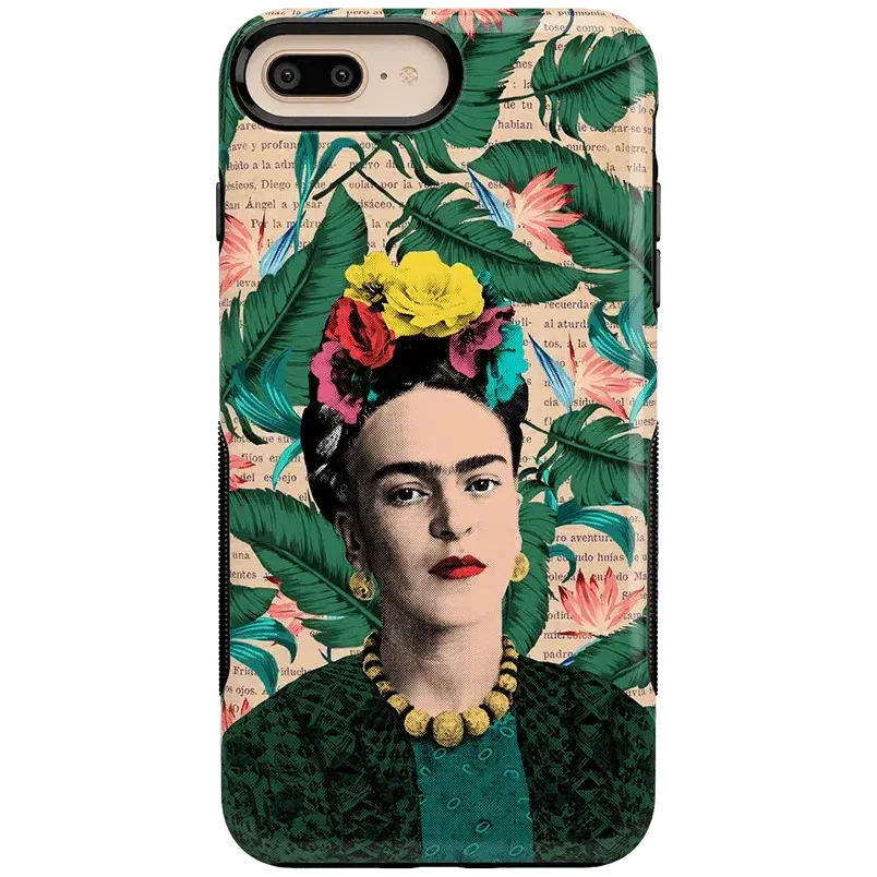 Find Your Muse | Frida Kahlo Portrait Floral Case iPhone Case get.casely Bold iPhone 6/7/8 Plus 