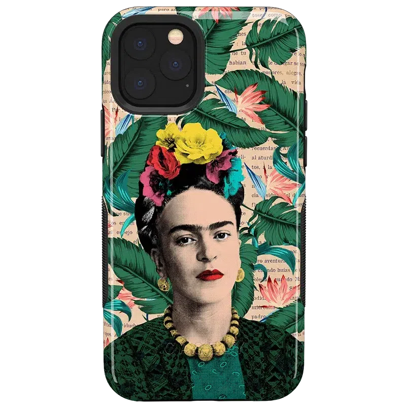 Find Your Muse | Frida Kahlo Portrait Floral Case iPhone Case get.casely Bold iPhone 11 Pro Max 
