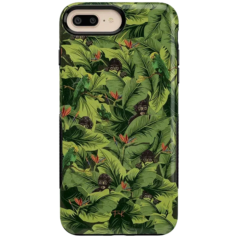 Sneaky Monkeys | Frida Kahlo Jungle Floral Case iPhone Case get.casely Bold iPhone 6/7/8 Plus 