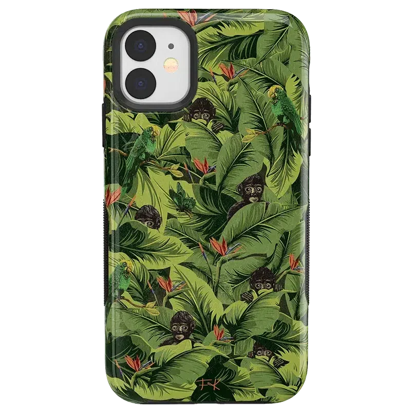 Sneaky Monkeys | Frida Kahlo Jungle Floral Case iPhone Case get.casely Bold iPhone 11 