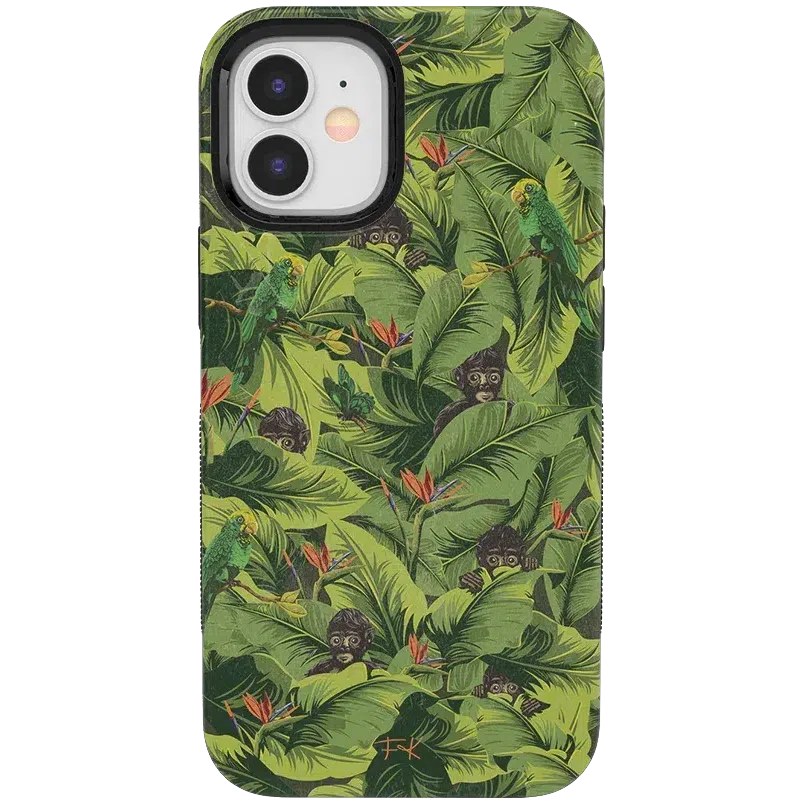 Sneaky Monkeys | Frida Kahlo Jungle Floral Case iPhone Case get.casely Bold + MagSafe® iPhone 12 