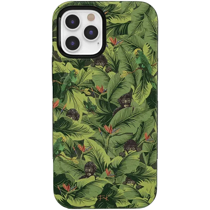 Sneaky Monkeys | Frida Kahlo Jungle Floral Case iPhone Case get.casely Bold + MagSafe® iPhone 12 Pro Max 