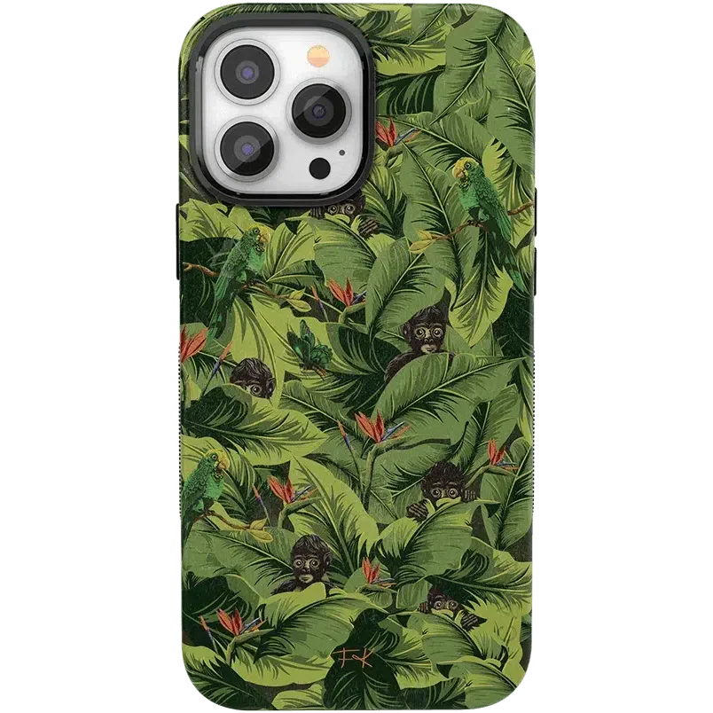 Sneaky Monkeys | Frida Kahlo Jungle Floral Case iPhone Case get.casely Bold + MagSafe® iPhone 13 Pro Max 